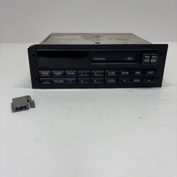 1990-1996 Ford OEM cassette player RADIO Mustang F150 Econoline Contour Ranger - Picture 1 of 15